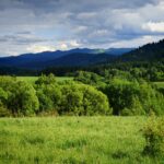 Widok na Bieszczady znad Lutowisk